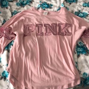 PINK Victoria’s Secret shirt with bling